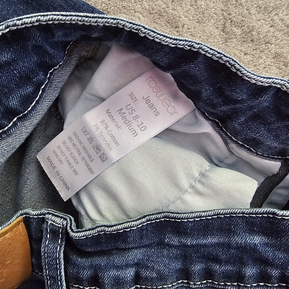 Roswear Distressed Denim Jeans Size 8-10 Medium - Picture 3 of 4